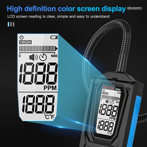 เครื่องวิเคราะห์ก๊าซทำความเย็น HD02 R22เครื่องปรับอากาศ R134a R32เครื่องทดสอบเครื่องตรวจจับการรั่วไหลของก๊าซฮาโลเจน - Product Image 5