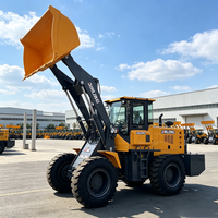 Chargeur frontal sur roues à moteur diesel robuste, machine de chargement polyvalente pour la construction, certifiée CE ISO