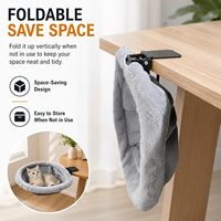 Hamac-nid suspendu pour chat en peluche, idéal pour les bureaux d'ordinateur et les rebords de fenêtre, avec support de suspension – Le best-seller