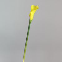 Spot PU Calla Lily bunga buatan merasa Taro palsu pernikahan Hall bunga seni buket tangan karangan bunga