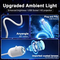 Projecteur laser LED pour toit de voiture, luminosité réglable, projecteur de lumière nocturne galaxie pour enfants, aide au sommeil pour la chambre d'enfant