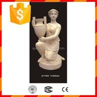 Statue de fille nue en grès imperméable de haute qualité, vente directe d'usine de Foshan, pour l'extérieur