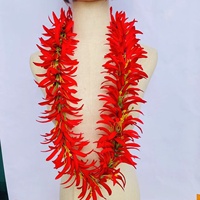 Fleur florale artificielle de lys araignée Leis île tropicale orchidée fleur de lys danse accessoires de fête