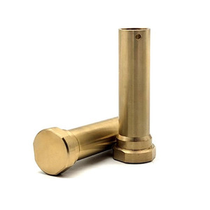 Broches de contact en laiton creuses usinées avec précision CNC pour applications électriques - Product Image 3