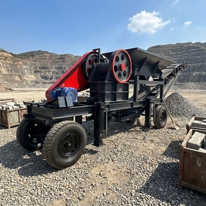 Venta a Bajo Precio: Trituradora de Mandíbulas Móvil Pe250*400, 15-20 Toneladas/hora con Transportador y Alimentador, Trituradora de Piedra para Producción de Grava - Product Image 1
