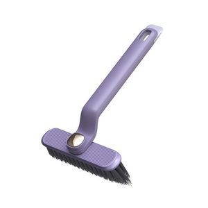 Spazzola Scrub Con Manico Corto - Pennello Per Pulizia Fessure Cucina E Bagno - Testina Rimovibile E Lavabile