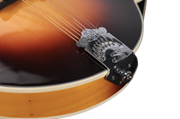 AM19F Instruments de musique en gros d'usine Mandoline en forme de F haut solide