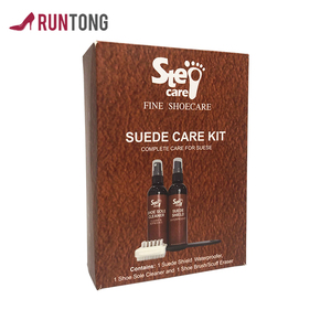 Kit de nettoyage de chaussures imperméable liquide pour produits chimiques personnalisés avec <span class=keywords><strong>brosse</strong></span> en <span class=keywords><strong>daim</strong></span> - Product Image 2