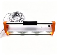 Livré avec 3 lumières LED, outil d'assistance au ponçage, alimentation CC, construction en aluminium avec câble de 8 m pour le polissage des murs