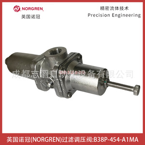 ตัวควบคุมแรงดันกรองนอร์เกรน B38P-454-A1MA สแตนเลสสตีล สำหรับลม 0.5-10 บาร์ พร้อมระบบระบายน้ำอัตโนมัติ - Product Image 4