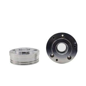 Pièces usinées en alliage d'aluminium, base de 100 mm de diamètre, composant de tournage sur tour CNC, finition de précision - Product Image 2