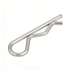 Pasador de Retención de Resorte Tipo R de Acero al Carbono Plateado con Zinc Resistente a la Corrosión, 6*100mm <span class=keywords><strong>DIN</strong></span> <span class=keywords><strong>11024</strong></span> - Product Image 5