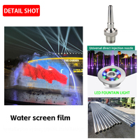 Espectáculo Acuático con Proyección de Efecto 3D, Pantalla de Agua para Lagos al Aire Libre