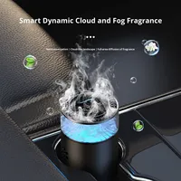 Diffuseur d'huile aromatique pour voiture, purificateur d'air, arôme de voiture, pulvérisation automatique à démarrage et arrêt