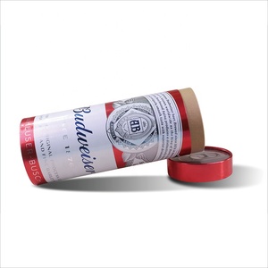 New Design Customized Beer Shape Cylinder Box Rigid Cardboard Paper Tube Box - Product Image 4
