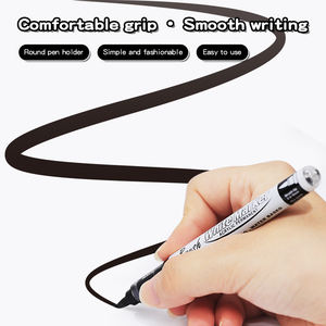 Punta a pennello morbida in bianco e nero penne di vernice acrilica permanente <span class=keywords><strong>per</strong></span> il disegno - Product Image 5