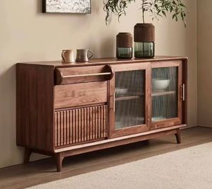 חדר ישיבות מודרני להתאמה אישית קונסולת עץ למזנון חדר שינה אוכל מלון ריהוט חדר אוכל המלון סטים - Product Image 5