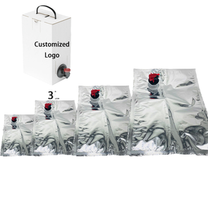 Sac aseptique sans BPA en boîte de 3L, 5L, 10L de qualité alimentaire pour le stockage du vin et des jus avec valve de distribution - Product Image 1