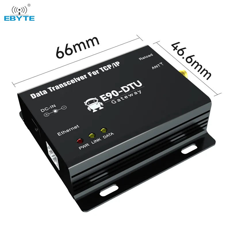 E90-DTU(433L30E) interfaccia Ethernet LoRa lungo raggio di piccola dimensione di 433MHz 1W Modbus RTU gateway IOT modulo ricetrasmettitore Wireless