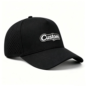 Custom Embroidered Baseball Cap <b>Navy</b> Blue Mesh 6-Panel Adjustable Unisex Casual Spring Summer <b>Hat</b> - Product Image 4