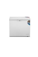 Congélateur coffre commercial grande capacité 271L pour crème glacée, porte simple, en acier inoxydable, avec contrôle numérique de la température
