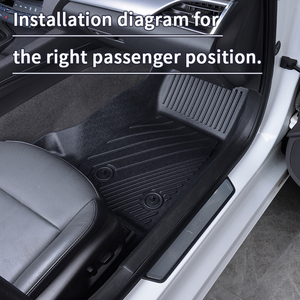 Set completo per tutte le stagioni Tappetini per auto 5D 3D TPE tappetini da pavimento facili da pulire Wear-res progettati per <span class=keywords><strong>Citroen</strong></span> C5 <span class=keywords><strong>Aircross</strong></span> Hybrid - Product Image 3
