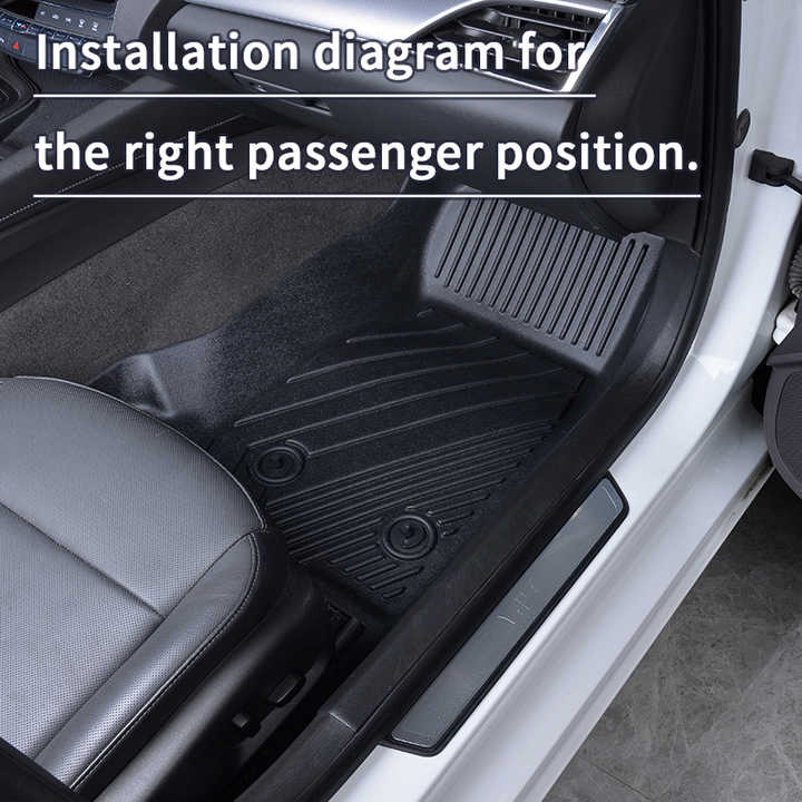 All Weather Full Set 5D 3D TPE Car Mats Carpet Floor Mats Easy to Clean Wear-res Designed for Citroen C5 Aircross Hybrid