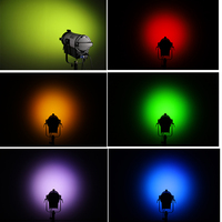 Éclairage de studio professionnel à LED RGBWA CCT réglable avec zoom motorisé et contrôle DMX512