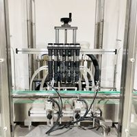 6 buses 10ml 50ml 100ml automatique vide parfum liquide bouteille remplissage sertissage et pressage Machine parfum faisant la Machine