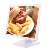 Monitor de Pantalla Táctil LCD de 15 Pulgadas, Precio Económico, Pantalla Táctil Resistiva de 5 Cables para PC, para Punto de Venta
