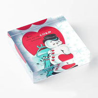 Bloc acrylique de cadeaux commémoratifs imperméables d'affichage de bureau multicolore d'impression UV personnalisée