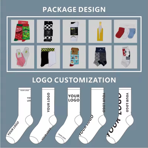 OEM Men's Dark Grey Spandex Knitted Crew <b>Socks</b> Soft Anti-Slip for Autumn Spring Disposable Bottom Logo High Quality - Product Image 5