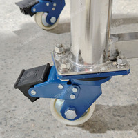 Mélangeur à haut cisaillement homogénéisateur mélangeur Machines mélangeur de levage pneumatique homogénéisation crème pour le corps beurre malaxeur