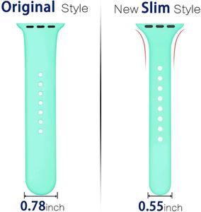 De silicona de moda de estilo deportivo de banda Iwatch <span class=keywords><strong>serie</strong></span> 5/4/<span class=keywords><strong>3</strong></span>/2/1 para Smart reloj de <span class=keywords><strong>Apple</strong></span>/<span class=keywords><strong>38</strong></span>/40/42/44 <span class=keywords><strong>MM</strong></span> - Product Image 2