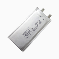 Batterie lithium-ion ultra-fine 3,7 V 062550 40 mAh à prix d'usine pour appareil photo numérique et caméscope