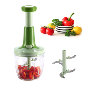 Nouvel arrivage Trancheuse à légumes écologique en plastique pour la cuisine Coupeur d'oignons à pousser à la main <span class=keywords><strong>Mandoline</strong></span> à viande Trancheuse à pommes de terre Presse à moudre - Product Image 1