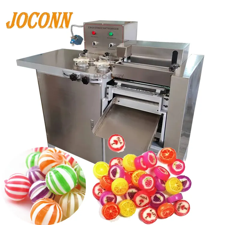 Rouleau de bonbons durs automatique formant la découpeuse/ligne de production de bonbons durs de fruits/machine à trancher les bonbons de colonne
