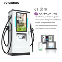 Nouvelle station de recharge pour véhicules électriques à montage au sol, super rapide, DC, niveau 3, compatible Byd CCS2 GBT NACS Chademo, avec Nyax Pax
