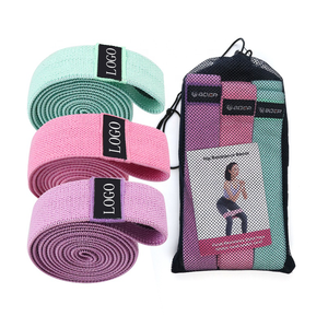 Chất Lượng Cao Đàn Hồi Phù Hợp Vòng Tay Cánh Tay Kéo-up Phòng Tập Thể Dục Ban Nhạc Căng In Dệt Yoga Dây Đeo Vải Tập Thể Dục Vải - Product Image 2