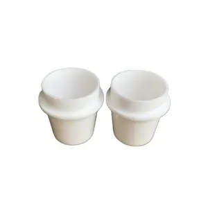 Customized Size 1600C 95 99 Alumina Al2O3 Ceramic Melting Crucible Pot