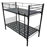 Lit superposé en métal ODM/OEM directement de l'usine, lit en acier double sur double, gain de place, pour dortoir scolaire et hébergement du personnel