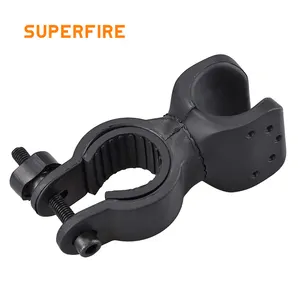 Support de lampe torche pour vélo, 24 pièces, de haute qualité, rotation à 360 degrés, pince à clip pour bicyclette, lampe de poche