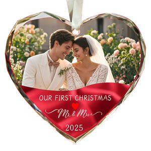 จี้คริสตัลวันวาเลนไทน์วันแม่ ของขวัญปรับแต่งได้ พร้อมรูปภาพและข้อความ ของตกแต่งภายในบ้าน จี้คริสต์มาส - Product Image 2