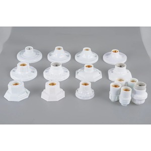 E27 Screw Type Lamp Holder Plastic High Temperature Resistant Lamp Base For Ceiling <b>Light</b> Fixture - Product Image 4