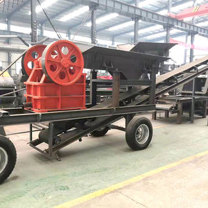 Mini concasseur à mâchoires mobile portable 150 x 250, prix compétitif, petite machine à broyer la pierre et la roche avec composants à engrenages - Product Image 6