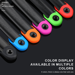 RIDERACE 2 Pezzi Protezione per Manovella Bicicletta in Silicone Leggero Multicolore per Mountain <span class=keywords><strong>Bike</strong></span> e Bici da Strada - Product Image 3