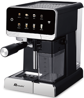 Cafetera Espresso Anbolife de 15 Bares con Tanque de Leche, Panel Táctil IMD, Espumador de Leche Automático, OEM ODM