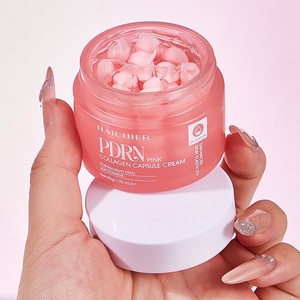 Crème Visage Hydratante, Éclaircissante, Anti-Âge, au Collagène et Gelée Rose en Capsules pour Soins de la Peau - Product Image 1