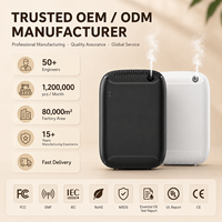 Diffuseur d'arômes sans eau 400 ml, machine à huile aromatique, écran LCD, contrôle sans fil par application, utilisation double sur table et mur, désodorisant d'air pour la maison