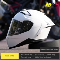 Nouveau casque de moto électrique intégral certifié 3C/DOT/ECE, double visière, chaud pour l'hiver, style chinois, quatre saisons